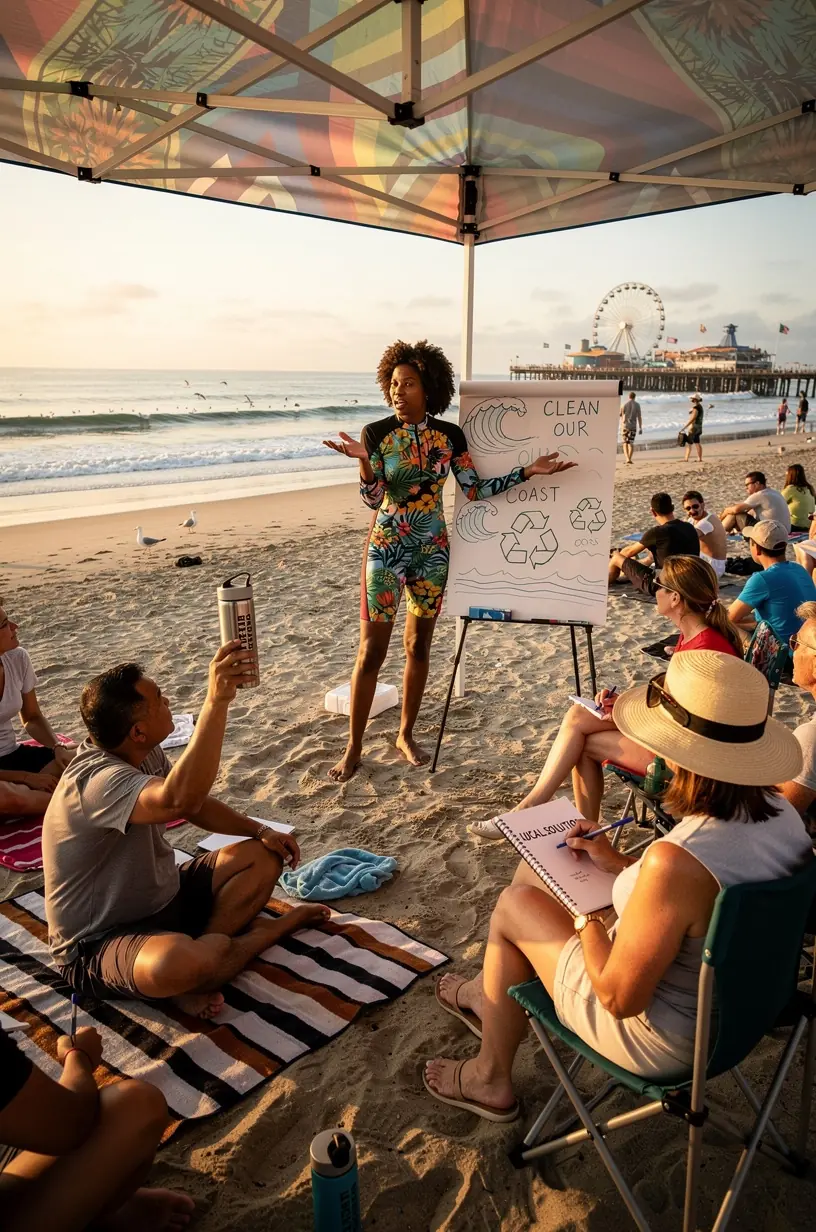 A community member discussing neighborhood concerns with a local expert in a professional setting.